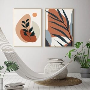 abstract++ Canvas Print++ Canvas Painting++ Wall Art++ Decor++ Nordic++ plants++ tropical++ modern art++ tropical plants