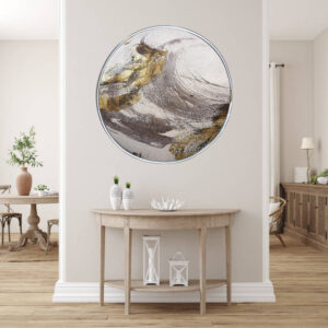 luxury modern ++luxury art ++abstract art++ canvas printing++ canvas art++ round frame++ round canvas art