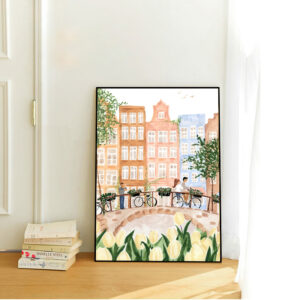 Moroccan++ Watercolor++ Style++ Canvas++ Printing