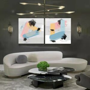 Latest Arrival  ~~Mrs Framer Nordic Style Canvas Print - Print Canvas Poster Wall Art Home Decor -  frame included -