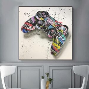 abstract++ minimalist++ Canvas Print++ Canvas Painting++ Wall Art++ Decor++ gfaffiti++ game