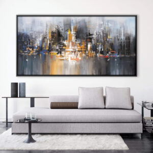 abstract++ minimalist++ Canvas Print++ Canvas Painting++ Wall Art++ Decor++ city++ landscape