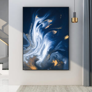 abstract++ minimalist++ Canvas Print++ Canvas Painting++ Wall Art++ Decor++ Scandinavian++ Blue