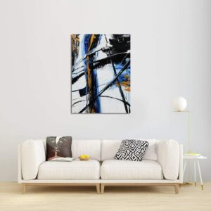 abstract++ minimalist++ Canvas Print++ Canvas Painting++ Wall Art++ Decor++ Scandinavian++ Painting++ ++ Blue