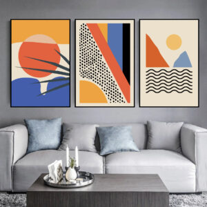 abstract++ Canvas Print++ Wall Art++ modern++ abstract art++ canvas art++ aesthetic++ Nordic. simple++ warm++ minimalist++ paradise
