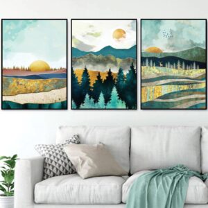 abstract++ minimalist++ Canvas Print++ Wall Art++ modern++ abstract art++ sunset++ simple++ scenery++ aesthetic