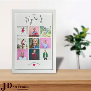 Personalise Family Photo Collage Frame~ Size 28.5cm x 41cm~perfect way to celebrate your lovely memorable moment